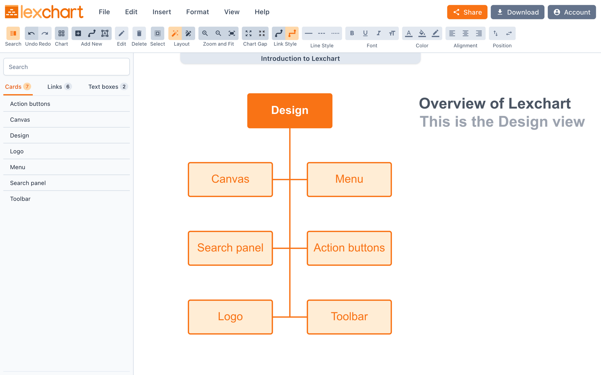 Lexchart Designer