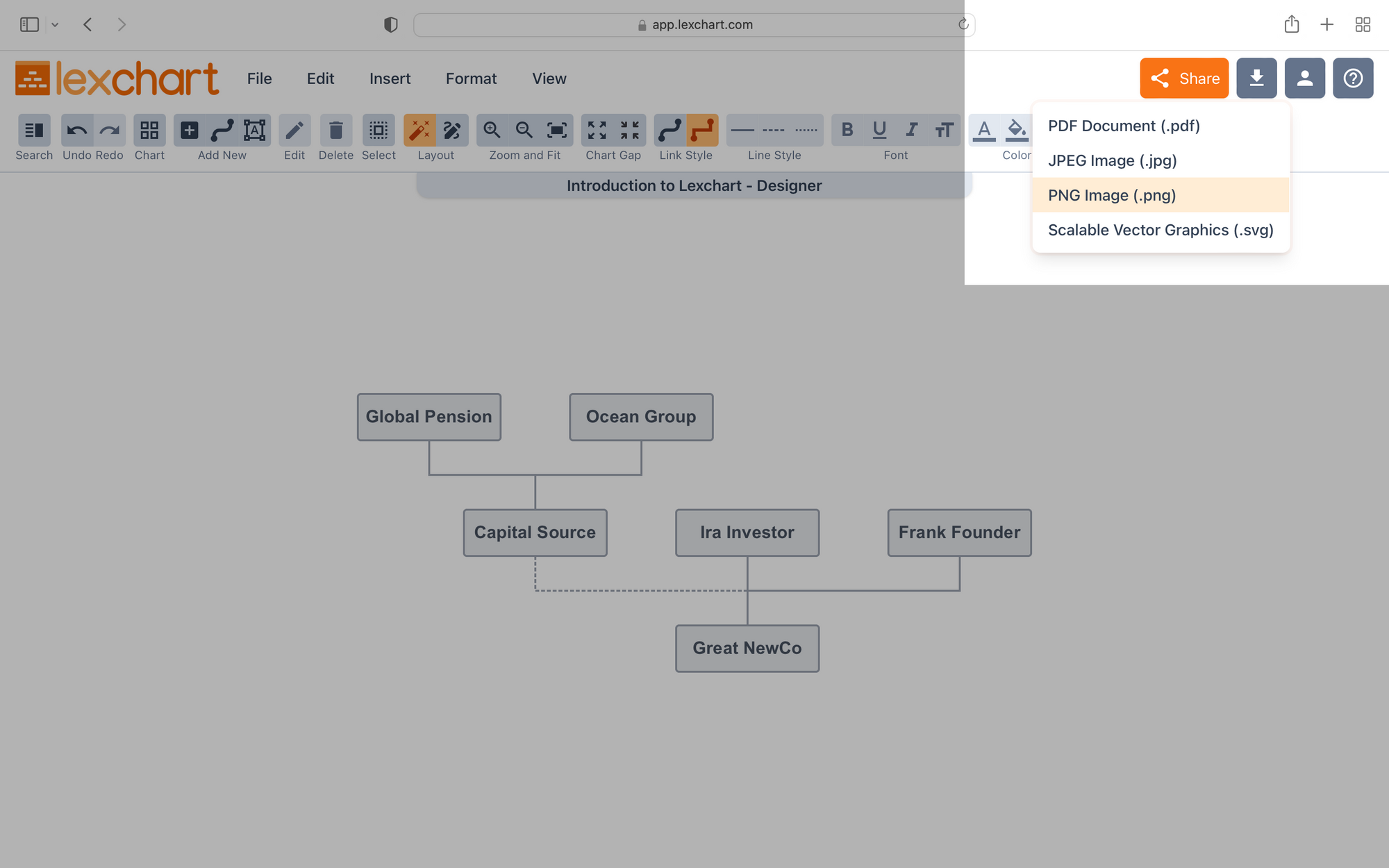 Lexchart Download