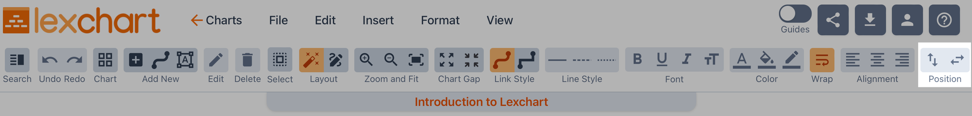 Horizontal and Vertical Position of Labels and Data